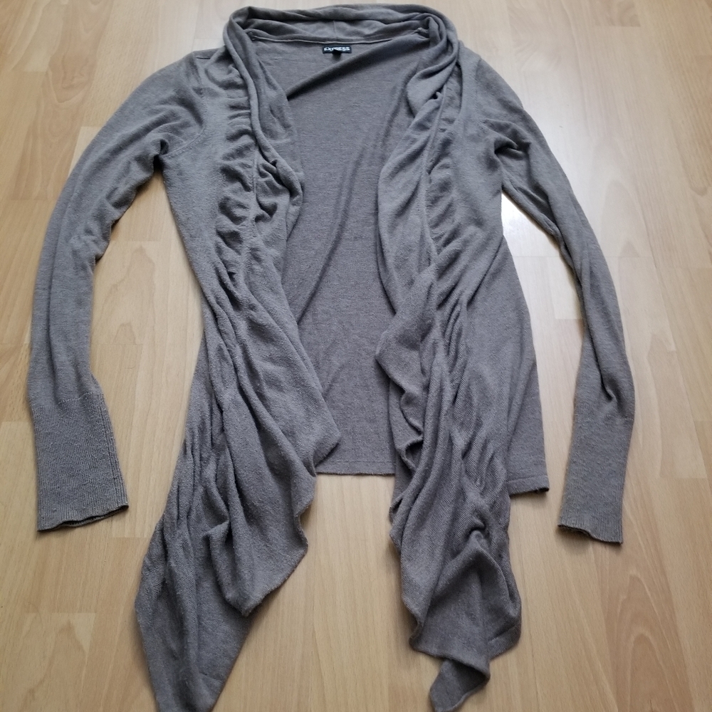 Express | Open Front Drape Cardigan